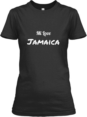 Mi love Jamaica t-shirt for Women